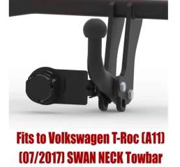 Swan Neck Tow Bar For Volkswagen T-Roc (A11) (2017-) V-166