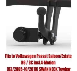 Swan Neck Tow Bar For VW Passat Saloon/Estate  (incl.4-Motion) (B6/3C) (2005-2010) V-140