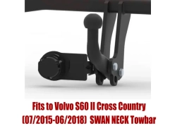 Swan Neck Tow Bar For Volvo S60 II Cross Country (07/2015-06/2018) V-308