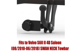 Swan Neck Tow Bar For Volvo S60 II 4D Saloon (08/2010-06/2018) V-292