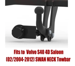 Swan Neck Tow Bar For Volvo S40 4D Saloon (02/2004-2012) V-282