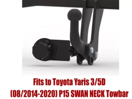 Swan Neck Tow Bar For TOYOTA Yaris 3/5D P15 (2014-2020) T-231