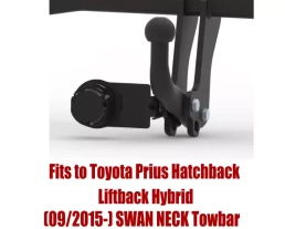 Swan Neck Tow Bar For TOYOTA Prius (_W5_) 5D liftback Hybrid (excl. Prime) (2015-) T-178