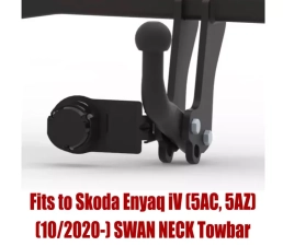 Swan Neck Tow Bar For SKODA Enyaq iV (5AC, 5AZ) (2020-) S-303
