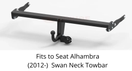 Swan Neck Tow Bar For Seat Alhambra (2012-) V-156