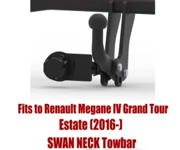 Swan Neck Tow Bar For RENAULT Megane IV Grand Tour Estate (2016-) R-123