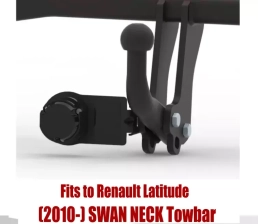 Swan Neck Tow Bar For RENAULT Latitude (2010-) R-045