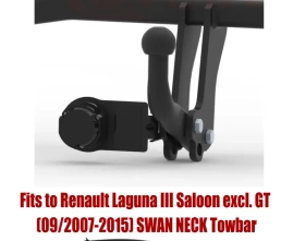 Swan Neck Tow Bar For RENAULT Laguna III 5D (excl. GT) (2007-2015) R-084
