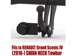Swan Neck Tow Bar For RENAULT Grand Scenic IV (2016-) R-043