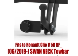 Swan Neck Tow Bar For RENAULT Clio V BF_ (2019-) R-031