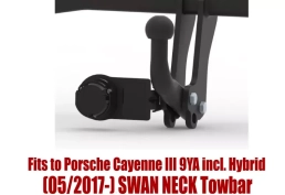 Swan Neck Tow Bar For PORSCHE Cayenne III (9YA/Coupe) (incl. Hybrid)(2017-) P-200