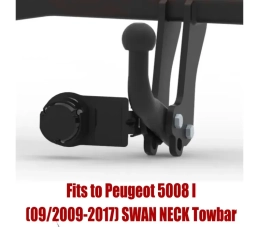 Swan Neck Tow Bar For PEUGEOT 5008 I (2009-2017) P-044