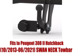 Swan Neck Tow Bar For PEUGEOT 308 Hatchback II (2013-2021) P-058
