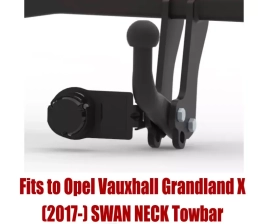 Swan Neck Tow Bar For VAUXHALL Grandland X (excl. Hybrid) (2017-24) O-156