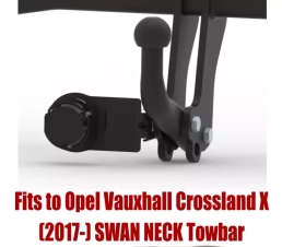 Swan Neck Tow Bar For VAUXHALL Crossland X (2017-) O-154