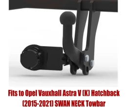 Swan Neck Tow Bar For VAUXHALL Astra V (K) 5D (2015-2021) O-131
