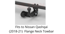 Swan Neck Tow Bar For NISSAN QASHQAI J11 (incl. Adblue) (2018-2021) N-111