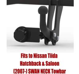 Swan Neck Tow Bar For NISSAN Tiida 5D/4D (2007-) N-107