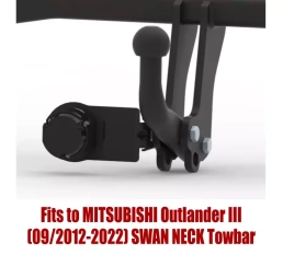 Swan Neck Tow Bar For Mitsubishi Outlander III and Phev (2012-2022) M-356