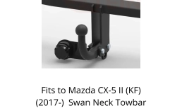 Swan Neck Tow Bar For Mazda CX-5 II KF (excl. AdBlue) (2017-) M-056