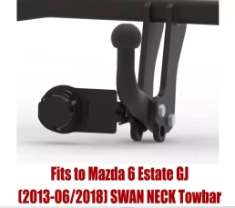 Swan Neck Tow Bar For MAZDA 6 GJ Estate (2013-2018) M-042