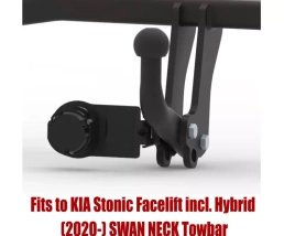 Swan Neck Tow Bar For KIA Stonic (Facelift) (incl. Hybrid) (2020-) K-093