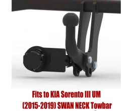 Swan Neck Tow Bar For KIA Sorento III (UM) (2015-2019) K-039