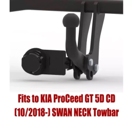 Swan Neck Tow Bar For KIA ProCeed GT 5D CD (2018-) K-087