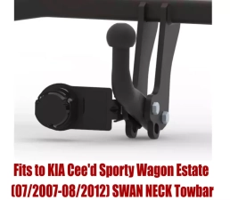 Swan Neck Tow Bar For KIA Cee'd  Sporty Wagon Estate (2007-2012) K-003
