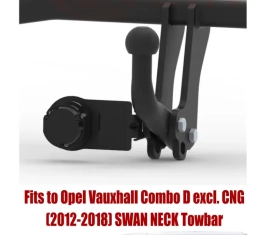 Swan Neck Tow Bar For VAUXHALL Combo D (2012-2018) F-068