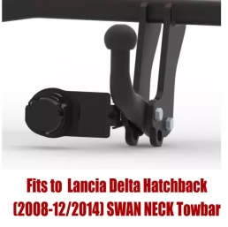 Swan Neck Tow Bar For Lancia Delta Hatchback (2008-12/2014) F-048