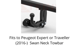 Swan Neck Tow Bar For Peugeot Expert III / Traveller (2016-) T-183