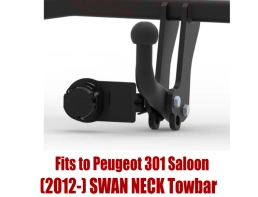 Swan Neck Tow Bar For PEUGEOT 301 Saloon (2012-) C-045