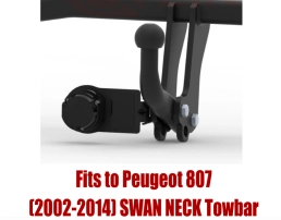 Swan Neck Tow Bar For Peugeot 807 (2002-2014) F-147