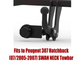 Swan Neck Tow Bar For PEUGEOT 307 Hatchback (2005-2007) C-026