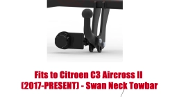 Swan Neck Tow Bar For Citroen C3 Aircross II (2017-) C-057