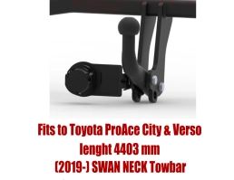 Swan Neck Tow Bar For TOYOTA ProAce City & Verso (2019-) C-023
