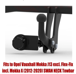 Swan Neck Tow Bar For VAUXHALL Mokka (J13) (2012-2020) O-165