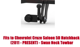 Swan Neck Tow Bar For Chevrolet Cruze Hatchback 5D (2011- ) C-262