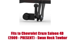 Swan Neck Tow Bar For Chevrolet Cruze Saloon 4D (2009- ) C-260