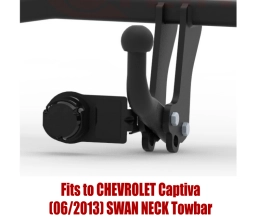 Swan Neck Tow Bar For CHEVROLET Captiva (2013-2018) C-278