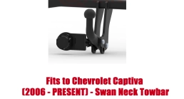 Swan Neck Tow Bar For Chevrolet Captiva (2006-2013 ) C-255