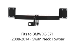 Swan Neck Tow Bar For BMW X6 E71 (2008-14) & B-062