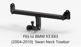 Swan Neck Tow Bar For BMW X3 E83 (2004-10) B-056