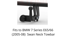 Swan Neck Tow Bar For BMW 7 Series E65/66 4D (2005-08) B-047