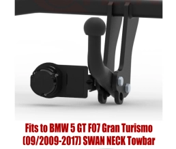 Swan Neck Tow Bar For BMW 5 Series GT F07 (2009-2017) B-074