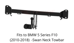 Swan Neck Tow Bar For BMW 5 Series 4D F10 (2010-2018) B-064