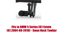 Swan Neck Tow Bar For BMW 5 Series Estate E61 (2004-2010) B-055