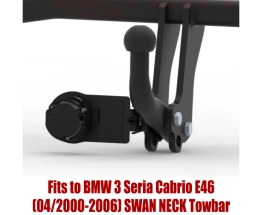 Swan Neck Tow Bar For BMW 3 Series E46 Cabrio (2000-2006) B-068