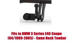 Swan Neck Tow Bar For BMW 3 Series E46 Coupe (1999-2005) B-068